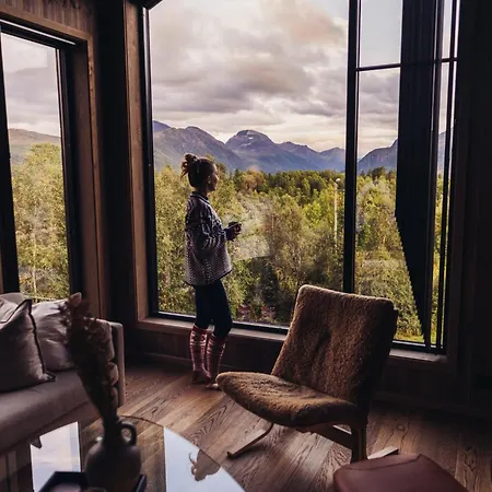 Scenic Nordic Retreat - Luxurious With Private Sauna And Panoramic Mountain Views